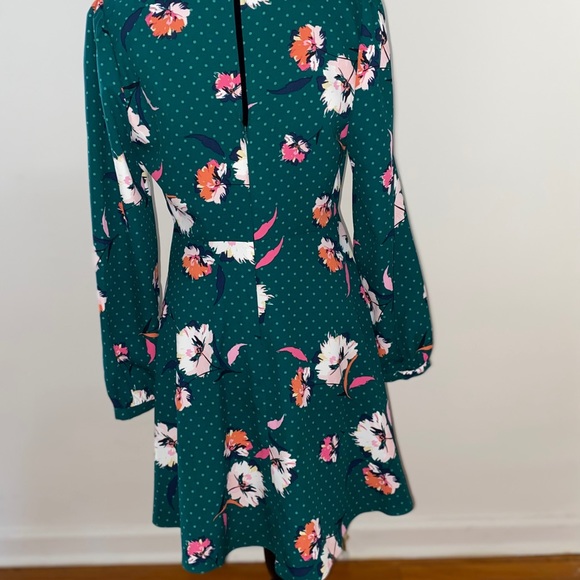 Express Floral & Polka Dot Dress - Picture 3 of 4